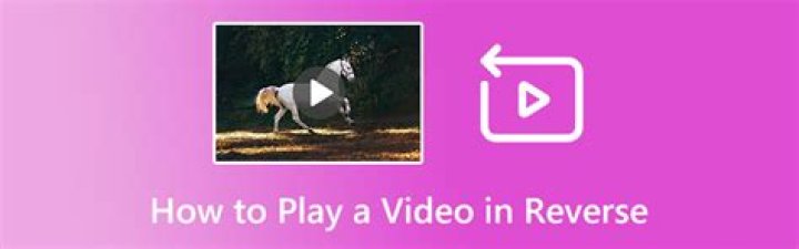 How do I play a YouTube video in reverse?