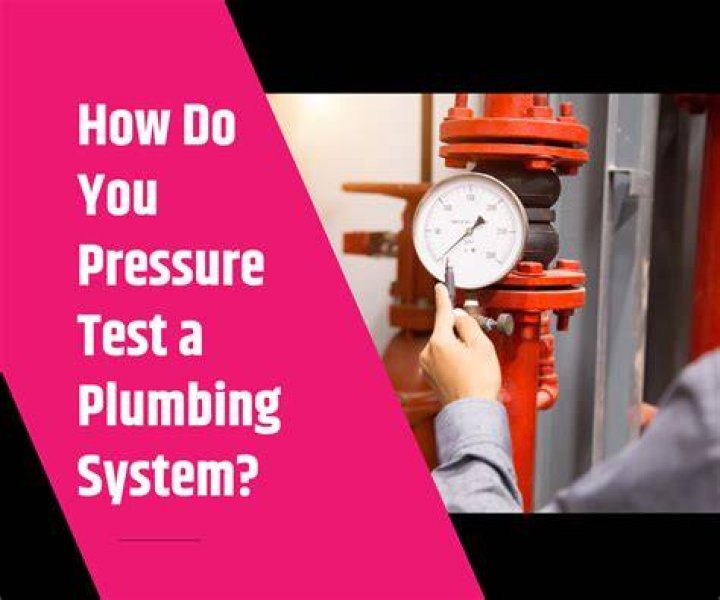 How do I pressure test my plumbing?