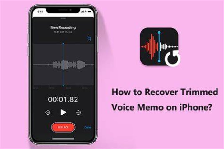 How do I recover a trimmed video on my iPhone?
