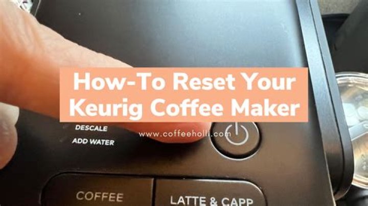 How do I reset my Keurig b70?