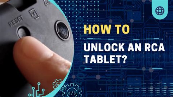 How do I reset the password on my RCA tablet?