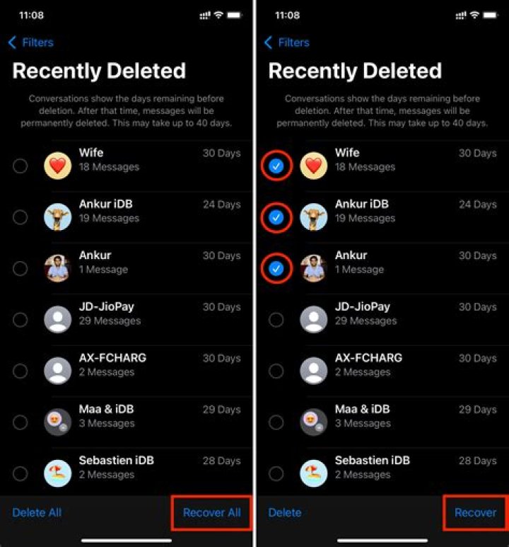 How do I retrieve deleted downloads from my phone?