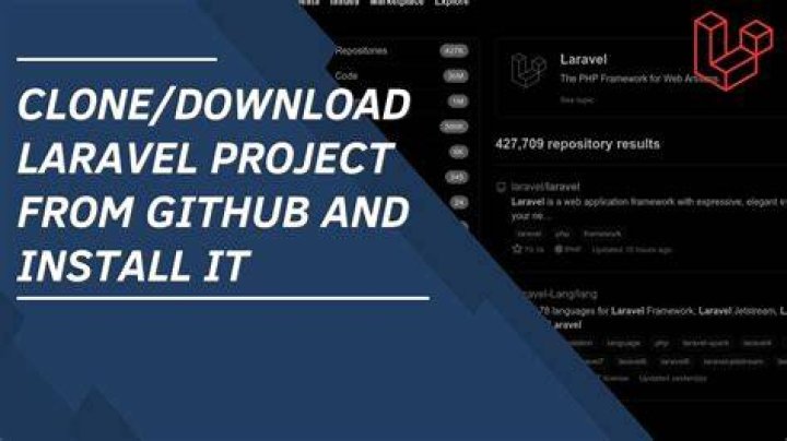 How do I run a laravel project from GitHub?