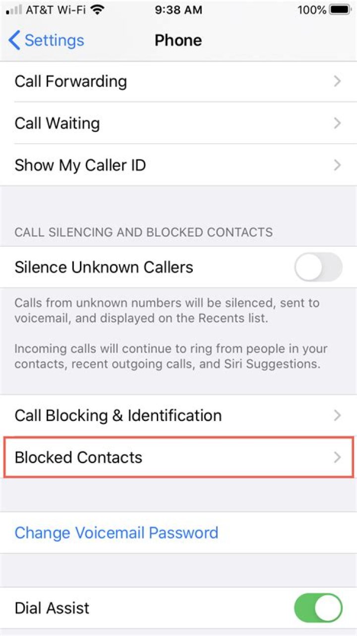 How do I see blocked numbers on iPhone 7 Plus?