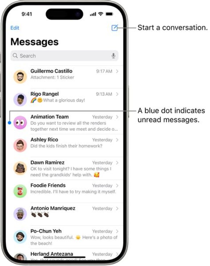 How do I send a text on messenger?