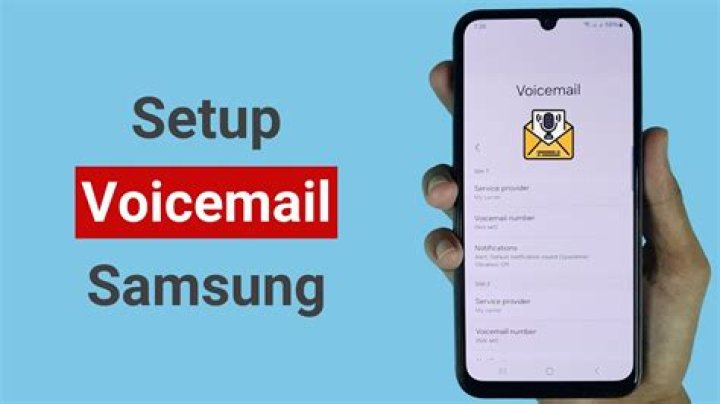 How do I set up voicemail on Samsung Galaxy j5?