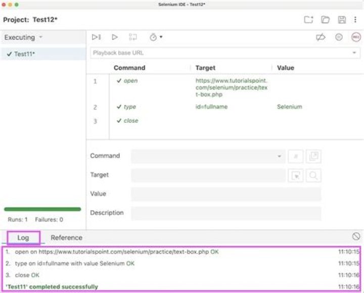 How do I start recording in Selenium IDE?