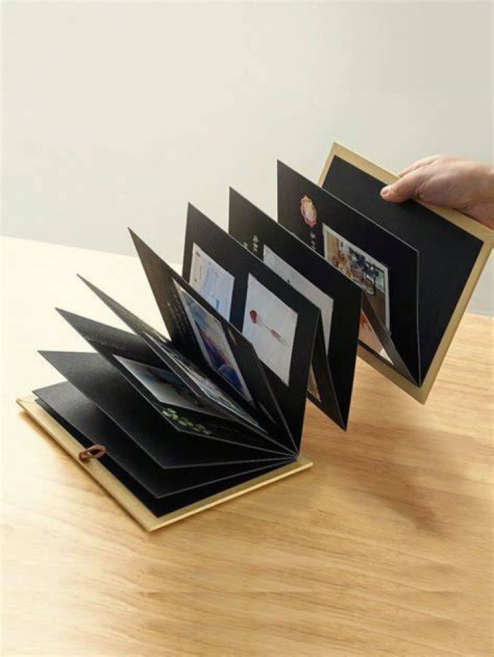 How do I stick photos to a photo album?