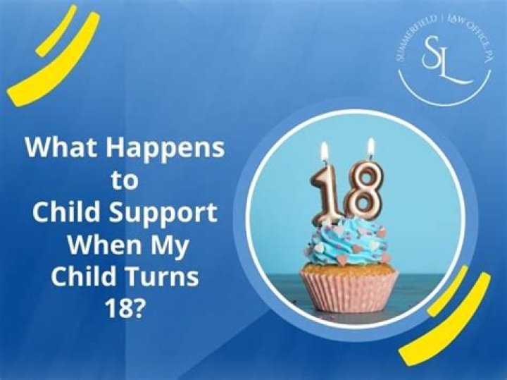 How do I stop child support when my child turns 18 in Georgia?