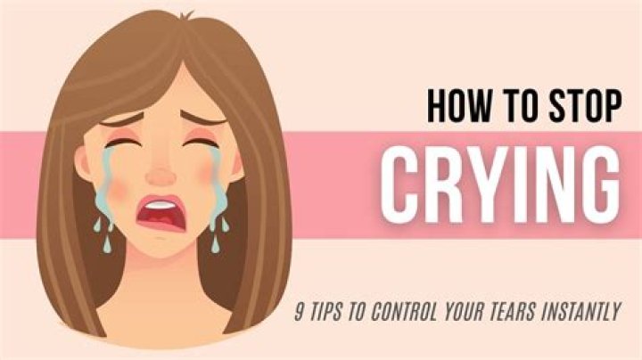 How do I stop crying when I'm angry?