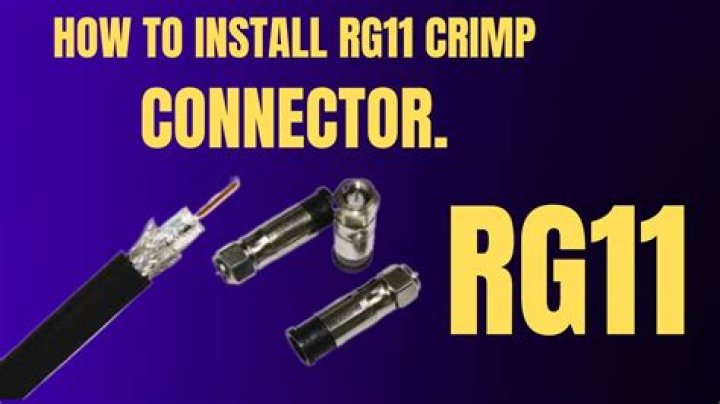 How do I strip rg11 cable?