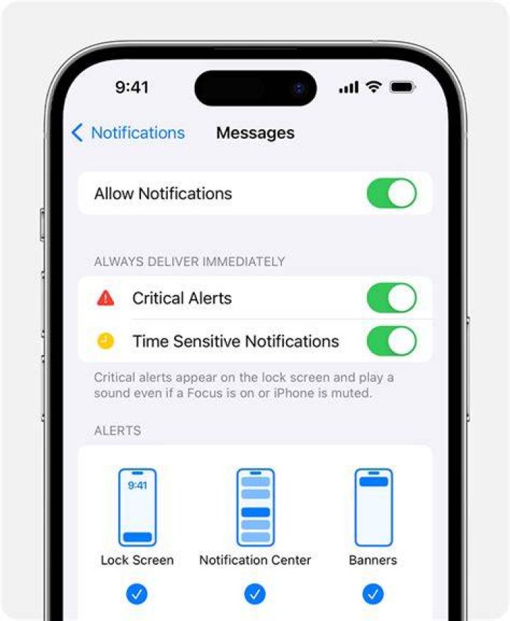 How do I turn on my email notifications on my iPhone?