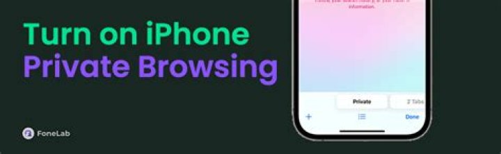How do I turn on private browsing on iPhone XR?