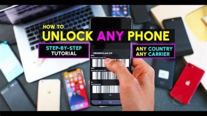 How do I unlock my phone from find my device?