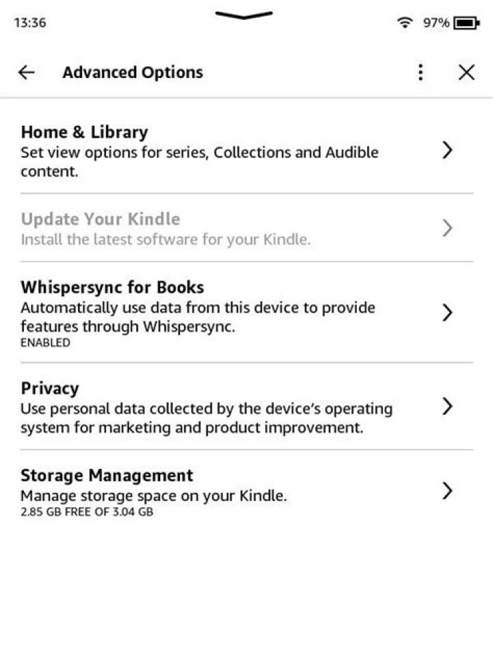 How do I update my Kindle Oasis?