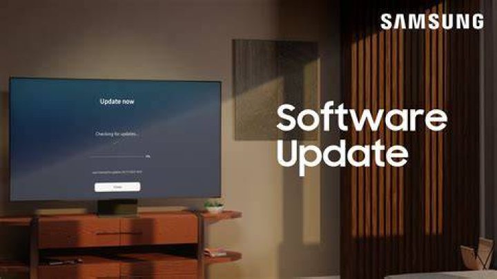 How do I update Samsung TV software?