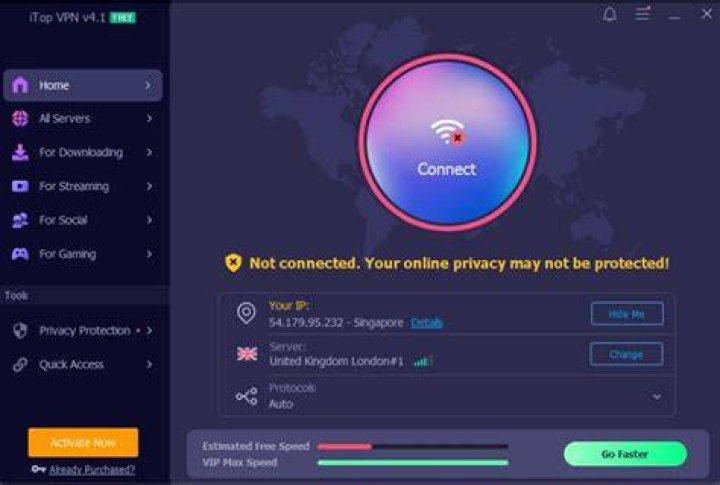 How do I use a free VPN on ps4?