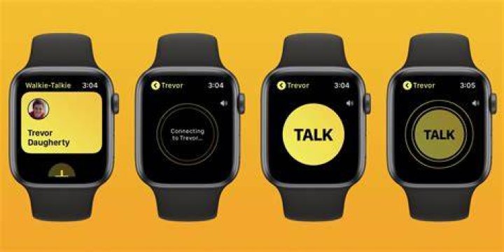 How do I use tap to talk on my Apple Watch?