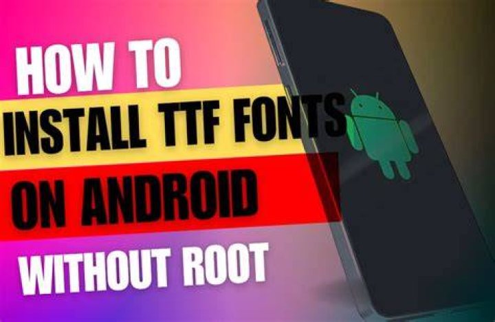 How do I use TTF files on Android?