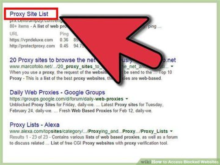 How do I view blocked websites?