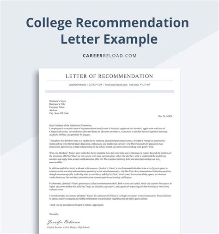 How do I write a letter of recommendation for school?