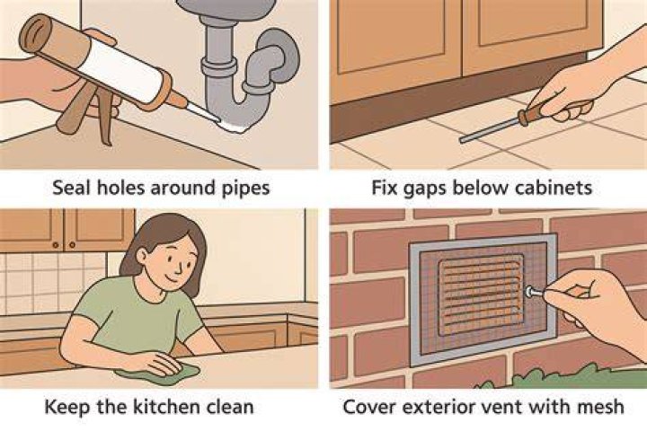 How do rats get in kitchen?