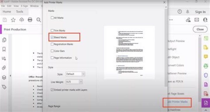 How do you add a bleed?