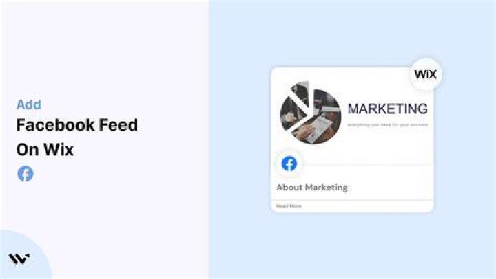 How do you add Facebook to Wix?