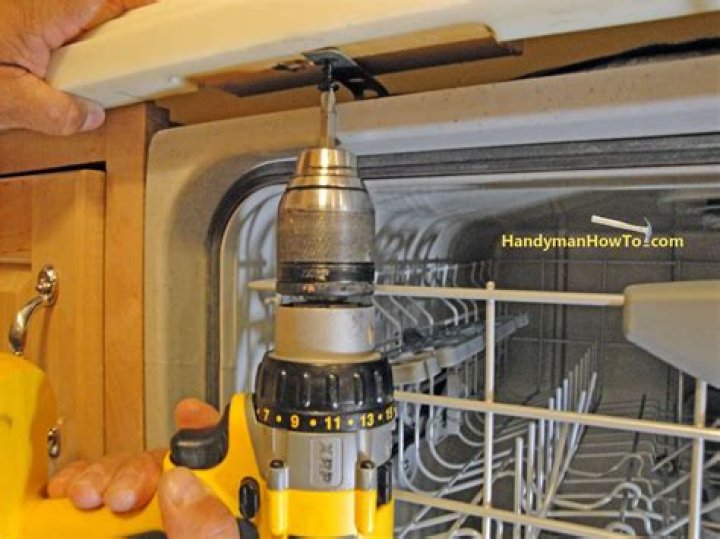 How do you anchor a Samsung dishwasher?