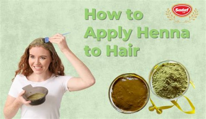 How do you apply Nupur henna to hair?