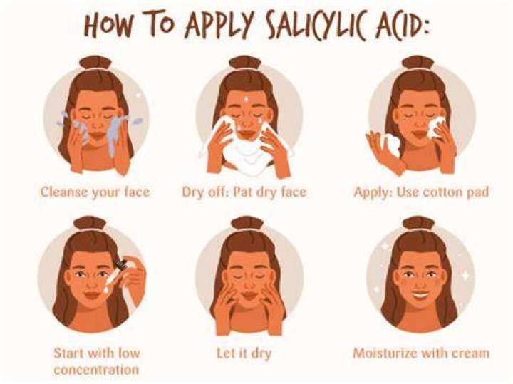 How do you apply salicylic acid cream?