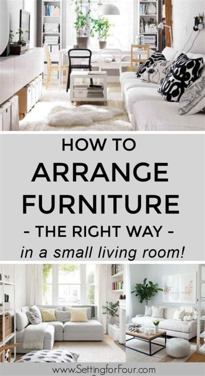 How do you arrange furniture in a small apartment?
