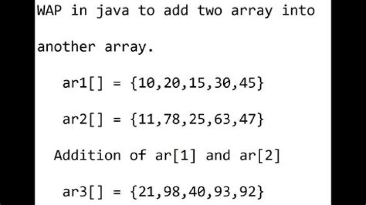How do you assign an array to another array in Java?
