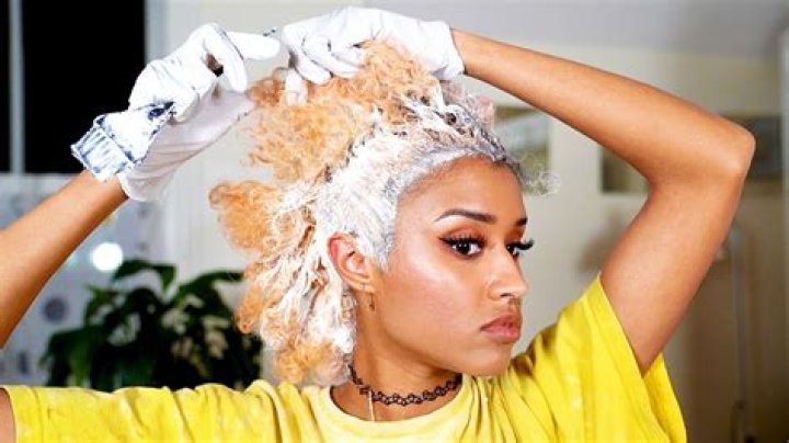 How do you bleach and dye your hair with weave?