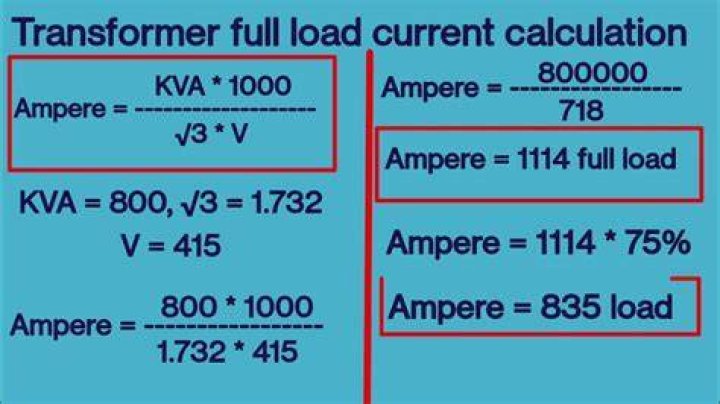 How do you calculate KVA to CT ratio?