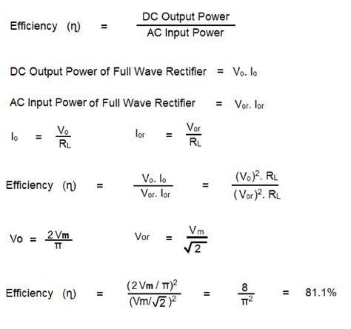 How do you calculate the efficiency of a thermal power plant?