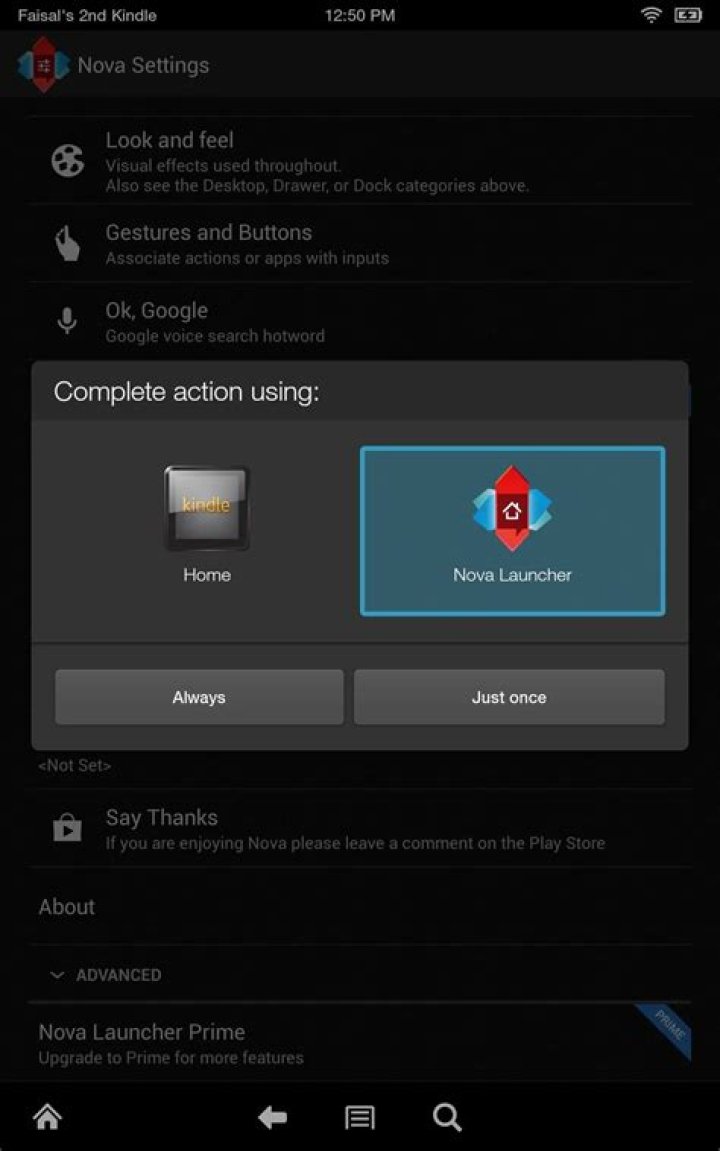 How do you change the background on a Kindle Fire HDX?