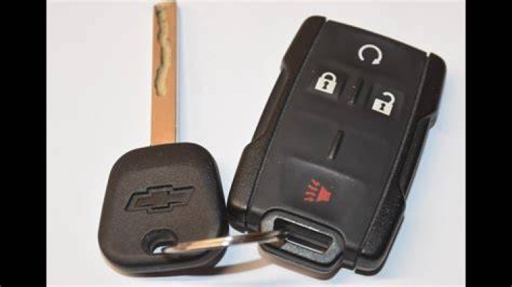 How do you change the battery in a 2016 Chevy Tahoe key fob?