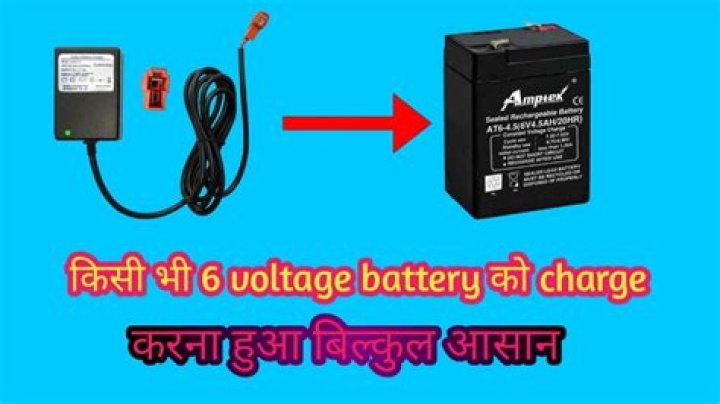 How do you charge a 6 volt battery in series 6?