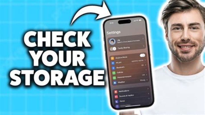 How do you check how many GB your iPhone has left?