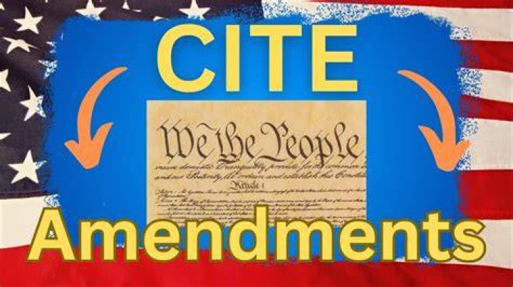 How do you cite the First Amendment in MLA?