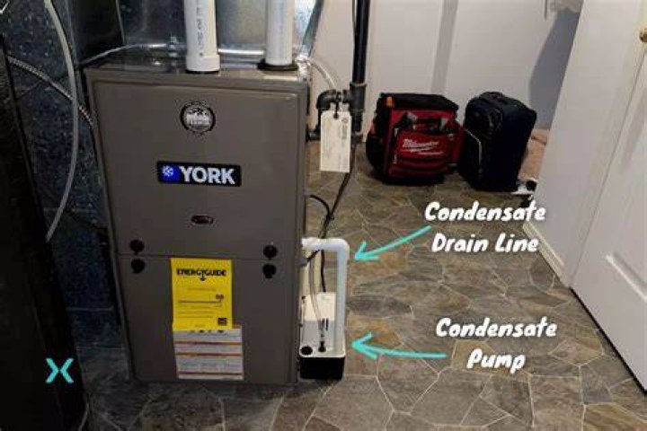 How do you clean a clogged condensate pump?