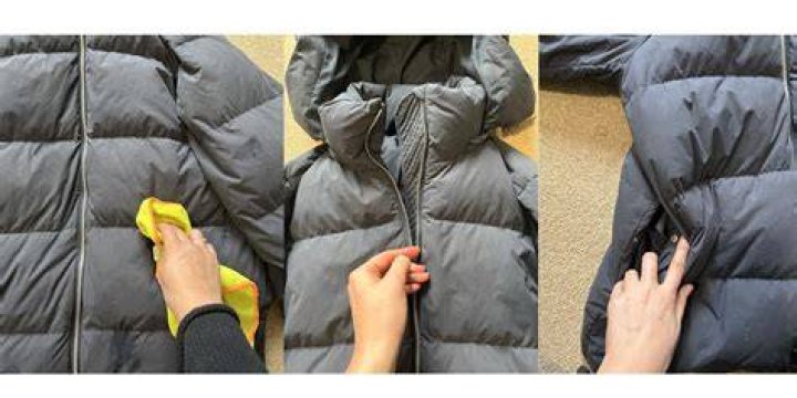 How do you clean a feather jacket at home?