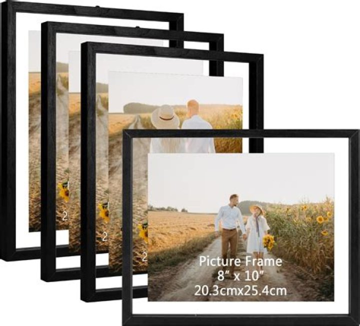 How do you clean a picture frame with glass?