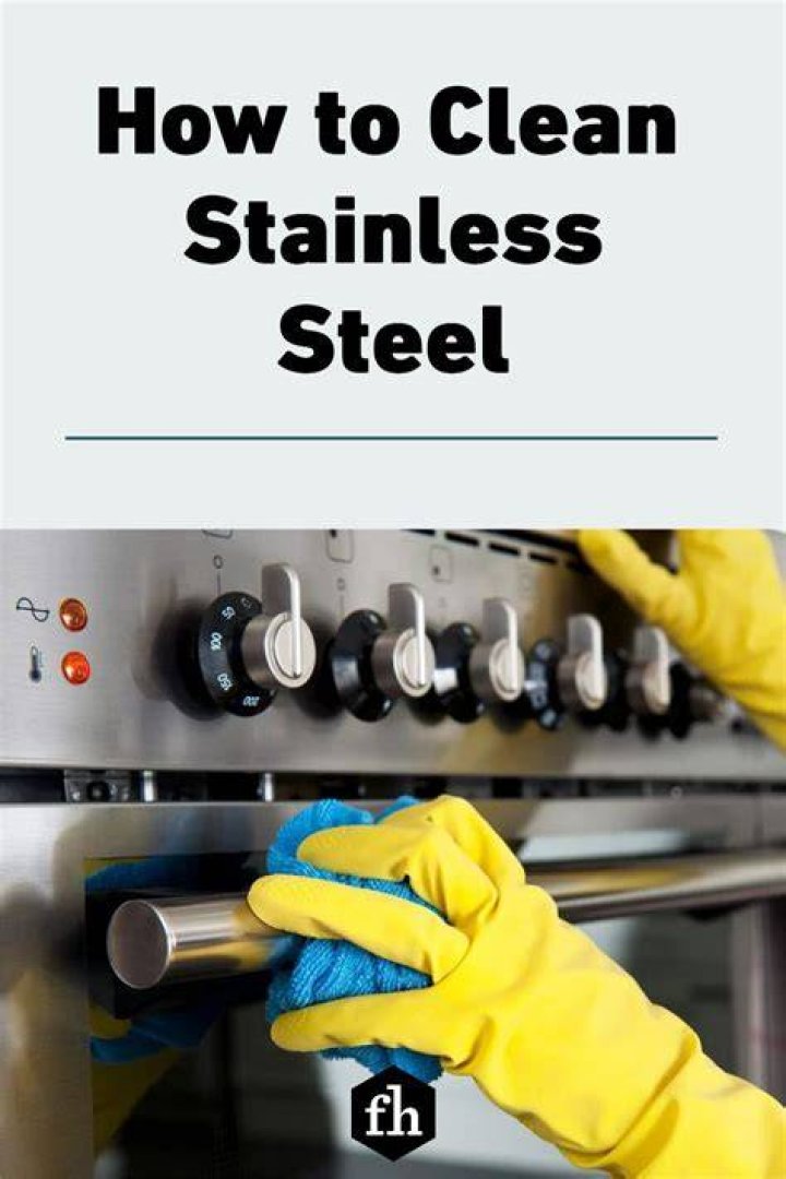 How do you clean a stainless steel drain stopper?