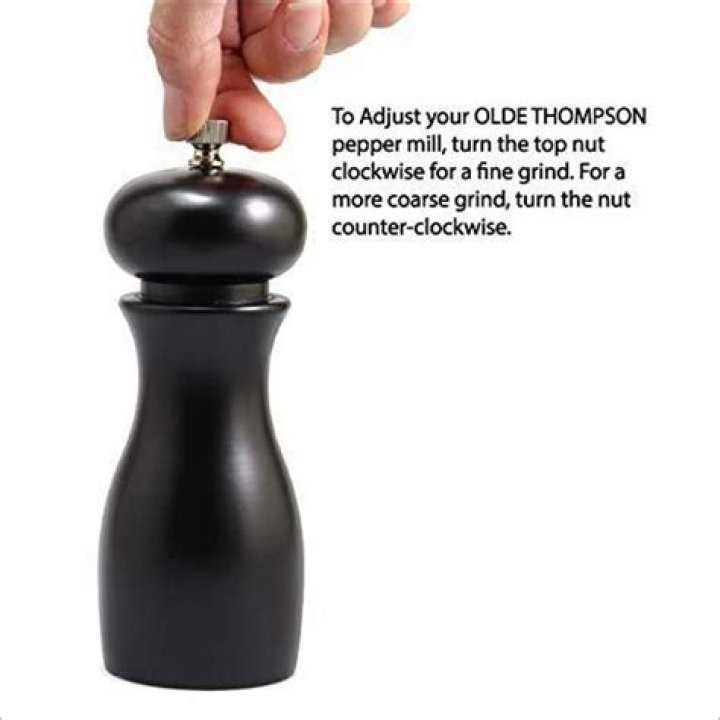 How do you clean an old Thompson pepper mill?