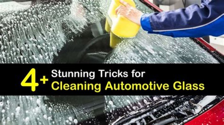 How do you clean auto glass at home?
