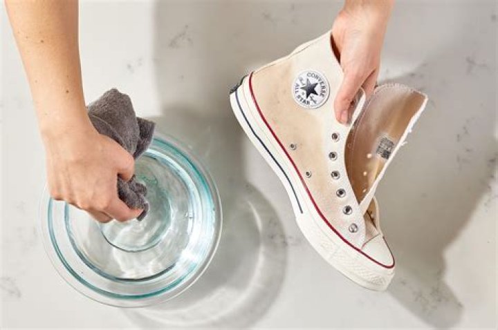 How do you clean Converse sneakers?