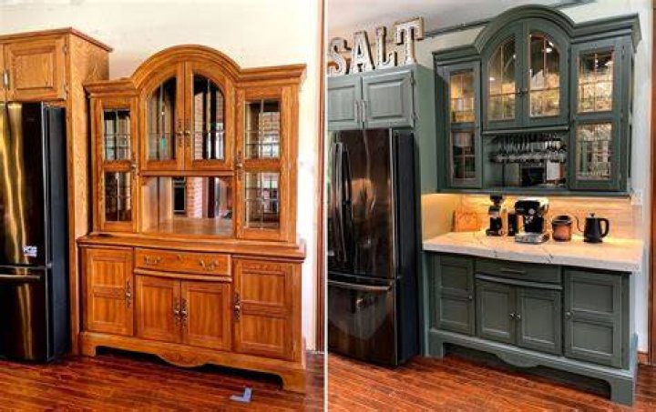 How do you clean wooden china cabinets?