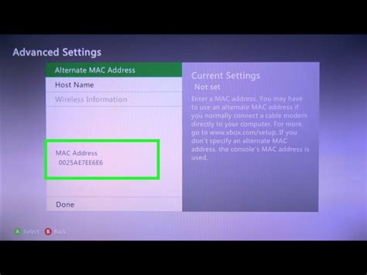 How do you clear a MAC address on Xbox one?